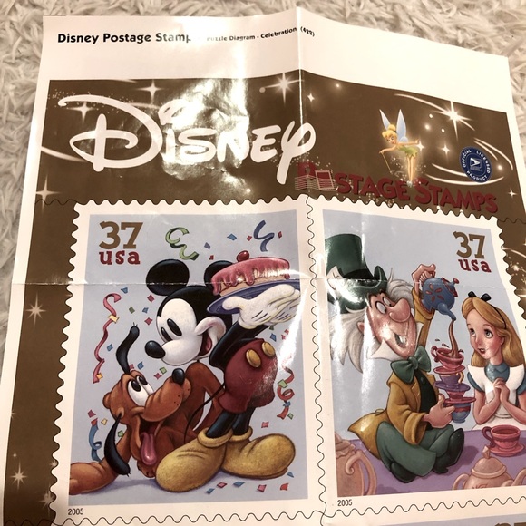 Disney Postage Stamps Puzzle 513 pieces with Poster 2005 Celebration 422 - Picture 4 of 11